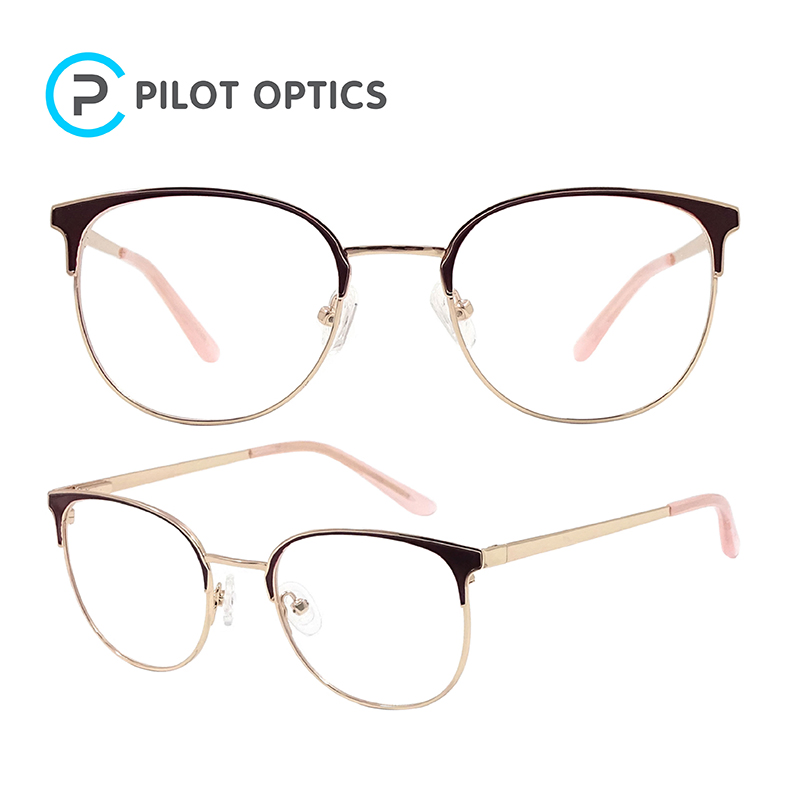 Eaby 2023 New Arrival Metal Round Woman Optical Frames