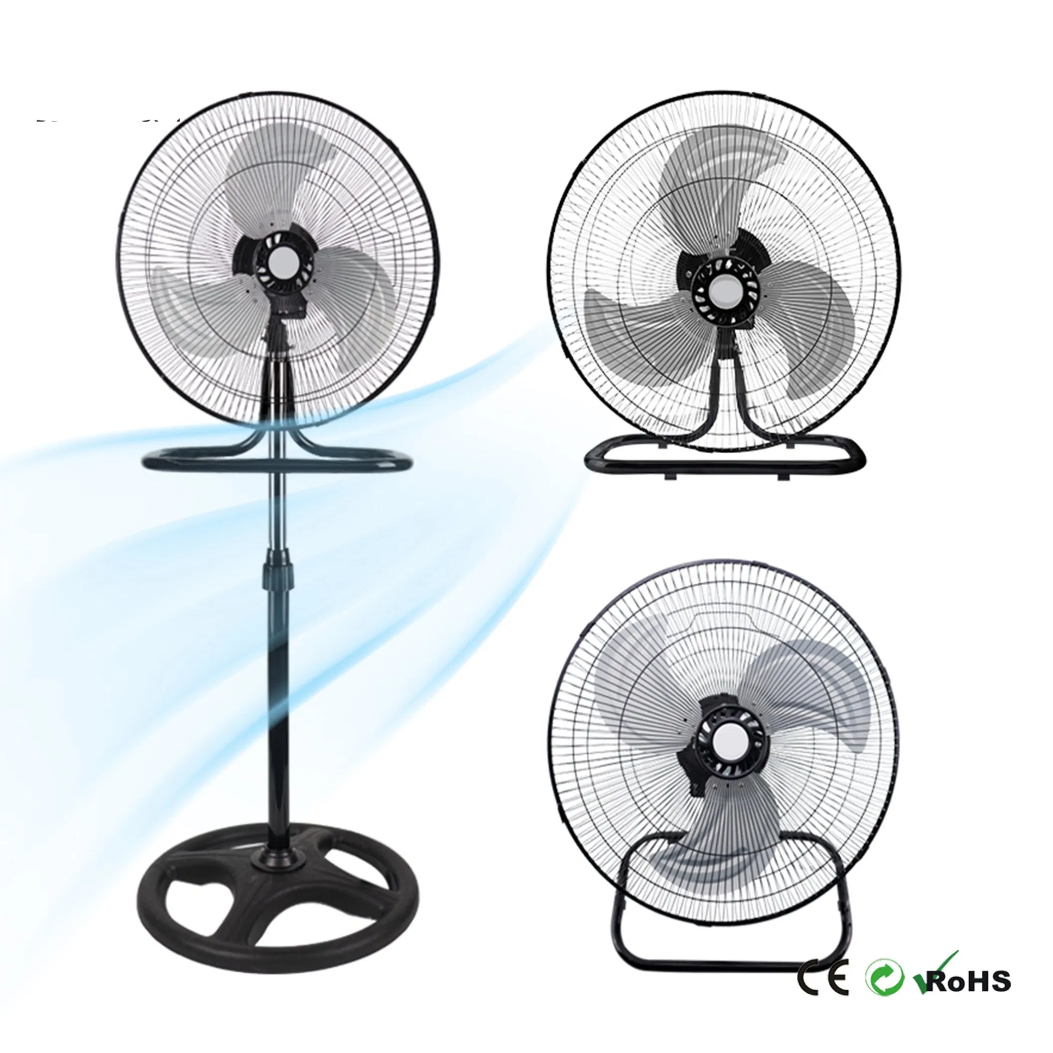 360degree Oscillation Stand Fan with Quiet Working Motor 18inch 3 in 1 Fan