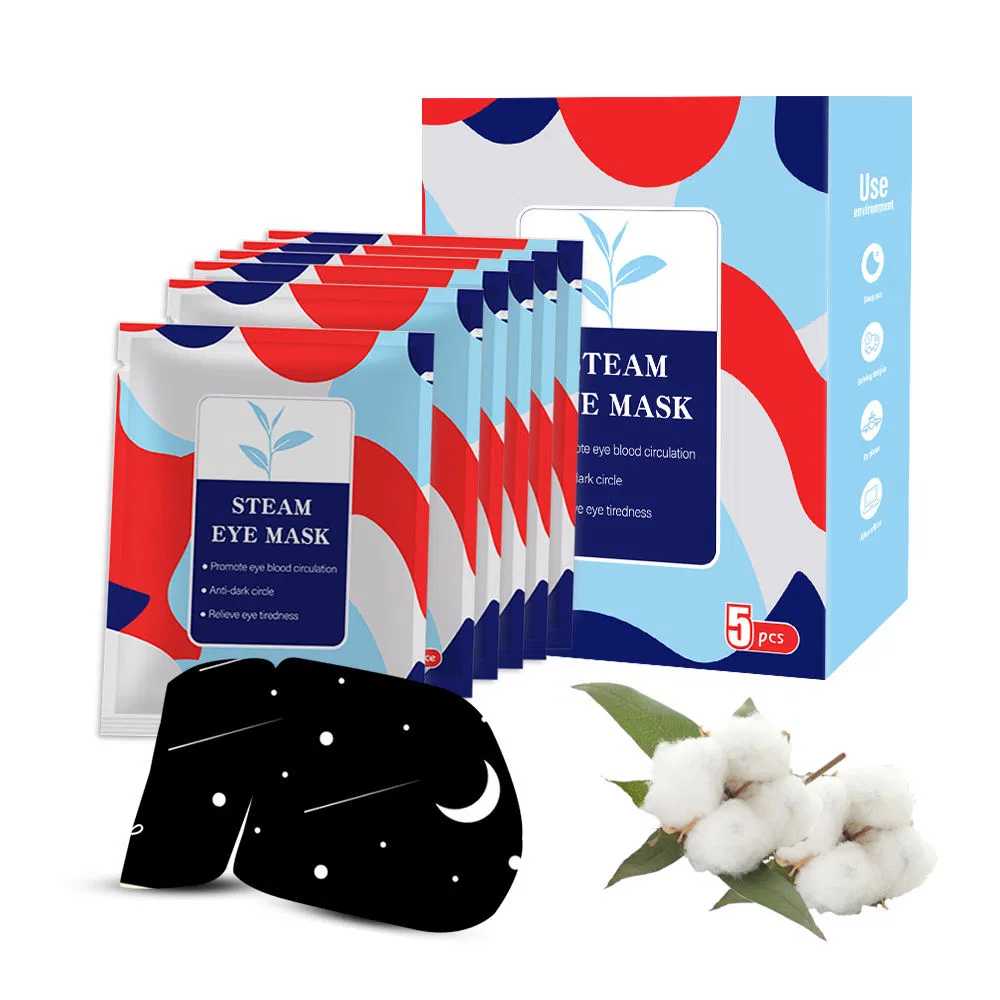 Disposable Steam Eye Mask Self-Heating Chamomile, Unscent, Lavender to Relieve Eye Fatigue Anti Aging Sleep Eyemask