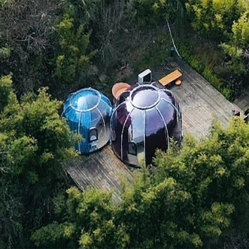 360° Transparent Room Windproof Insulation PC Star Room Outdoor Restaurant Homestay Bubble Room Camping Tent