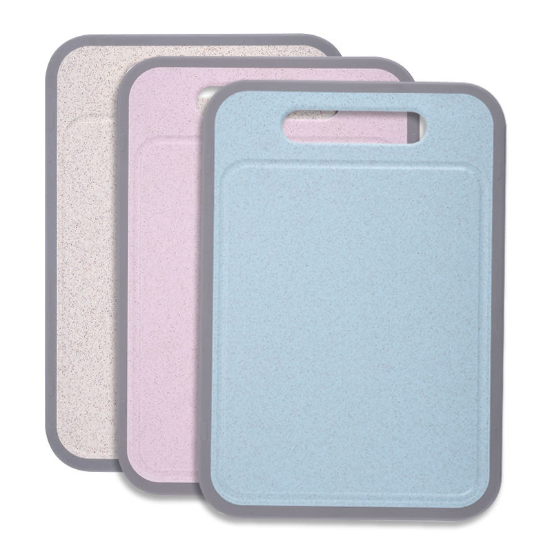 Wheat Straw Cutting Board Food Grade Multifunctional Chopping Cutting Board for Vegetable Fruits Meats