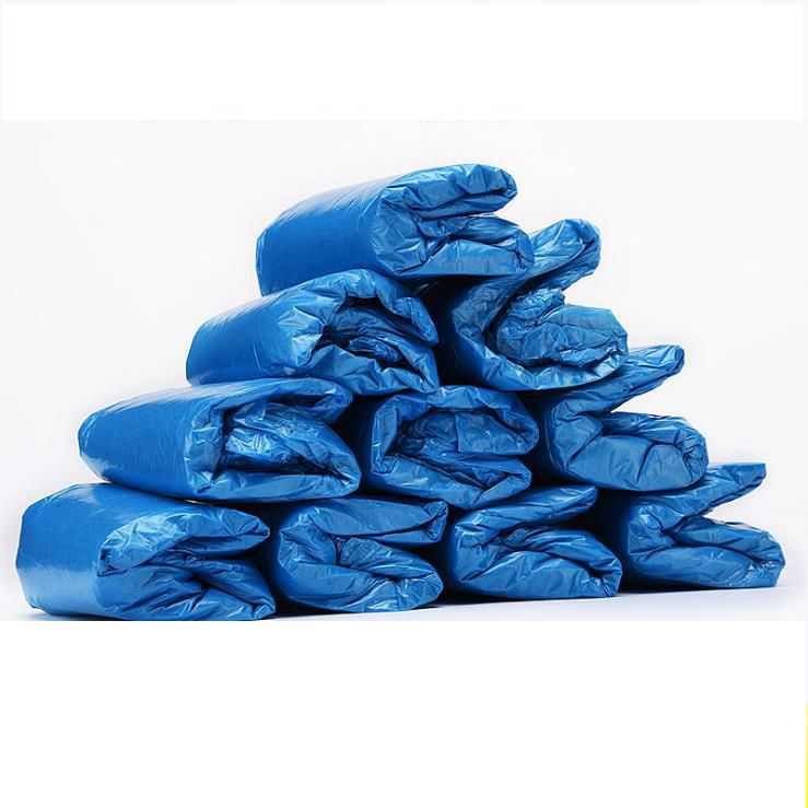 Plastic PE Oversleeve Protect 100 PCS Disposable Arm Sleeves Covers Waterproof 15.7 Inches Light Blue