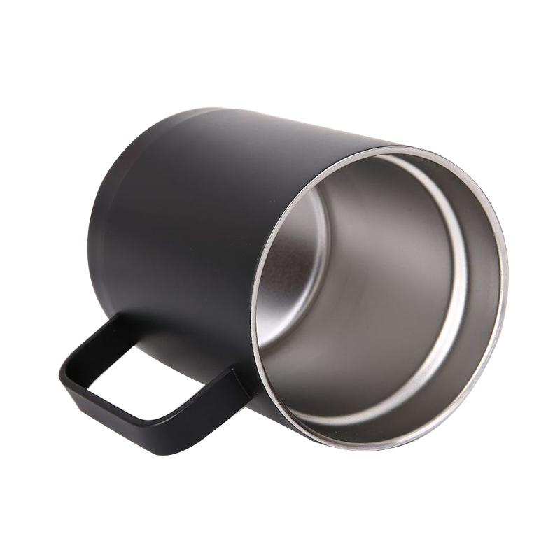 12oz Double Wall Stainless Steel Tumbler Vacuum Insulated Drinks Mug with Lid & Handle