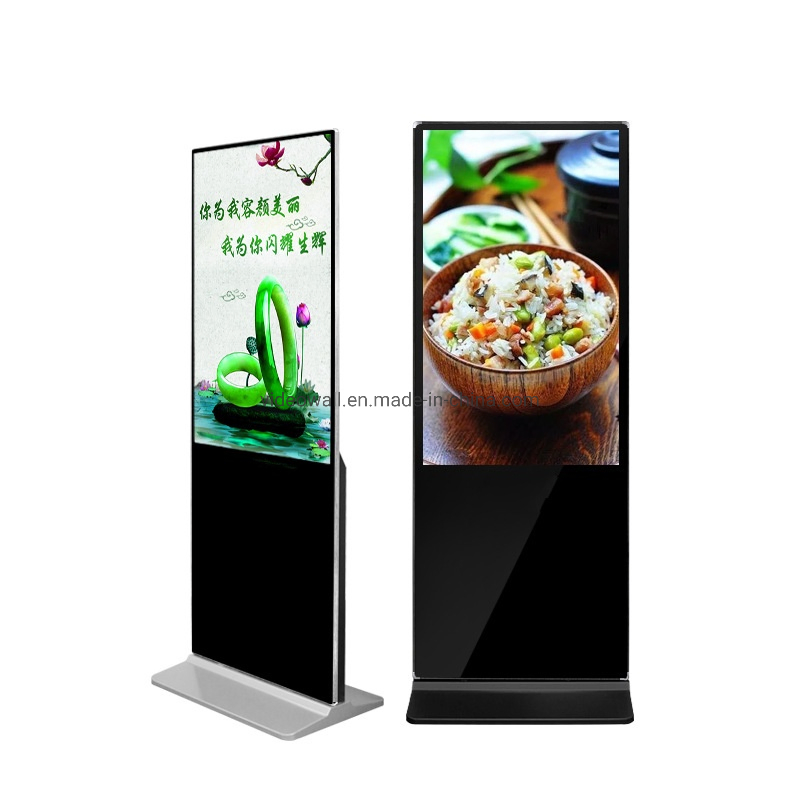 Infrared touch Android 4G AD player floor stand 55" digital signage kiosk