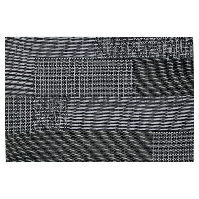 Custom Hot Selling PVC Designer Vinyl Woven Plastic Cup Dining Room Table Placemats
