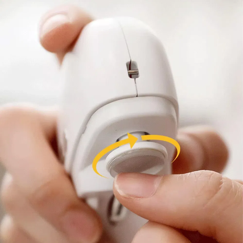 Electric USB 2 in 1 Baby Nail Clipper Nails Care Tool Easy Pet Manicure Art Trimmer for Finger