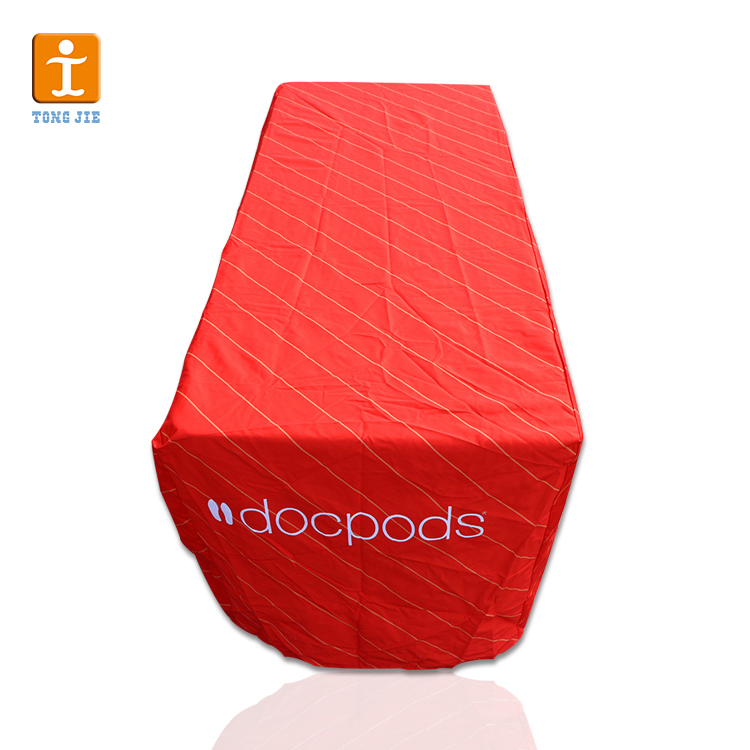 Rectangular Fitted Table Cloth Custom Print Advertising Cover Table Cloth Commercial