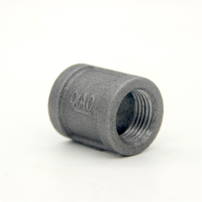 NPT Thread Equal Female 3/4"Size Malleable Iron Gas Connection Pipe Fitting Coupling