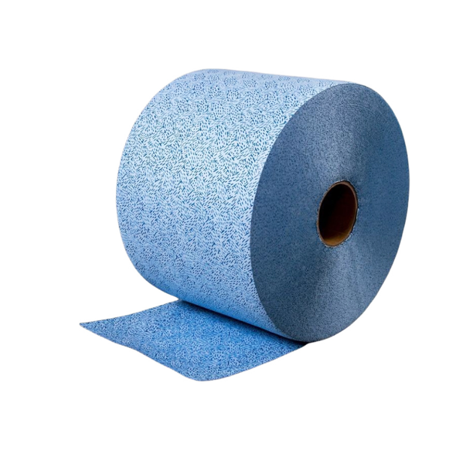 Meltblown Nonwoven Oil Absorbing Wipes Microfiber Printhead Glasses Cloth Roll Industrial Cleaning Wipes