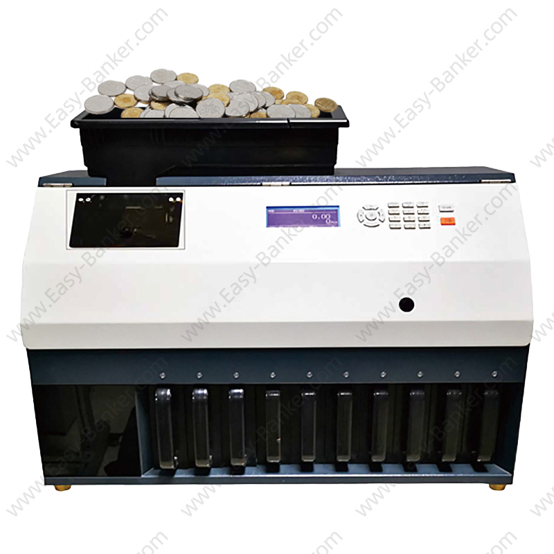 CS-910 Digital Coin Counter with Electronic Coin Sorter Connect Computer and Printer Coin Counting Machine Malaysia
