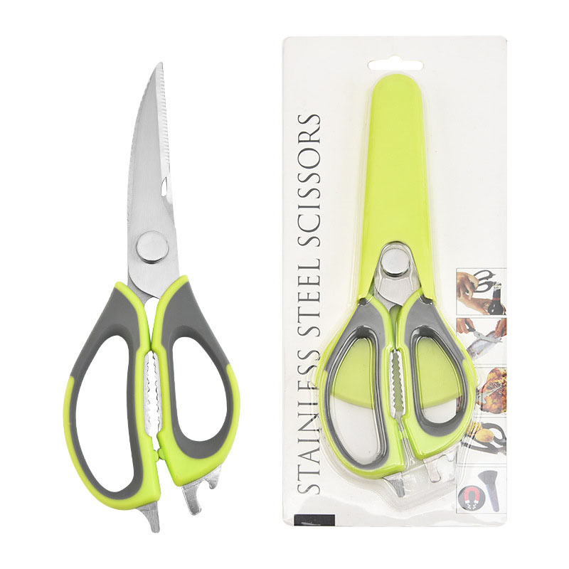 Hot Selling Stainless Steel Refrigerator Household Multifunctional Kitchen Scissors