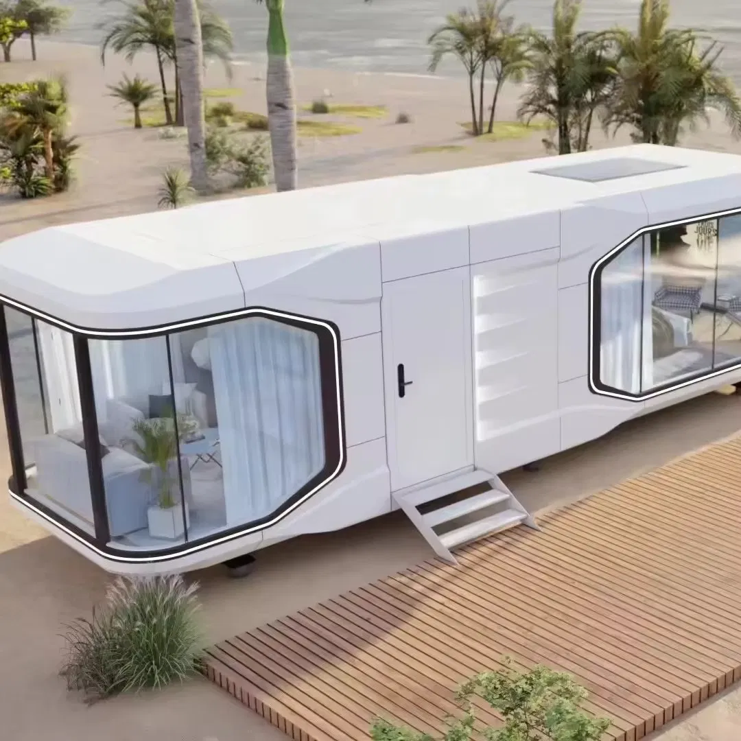 Container Home Capsule House with Luxury Mobile Villa for Resorts & Campsites