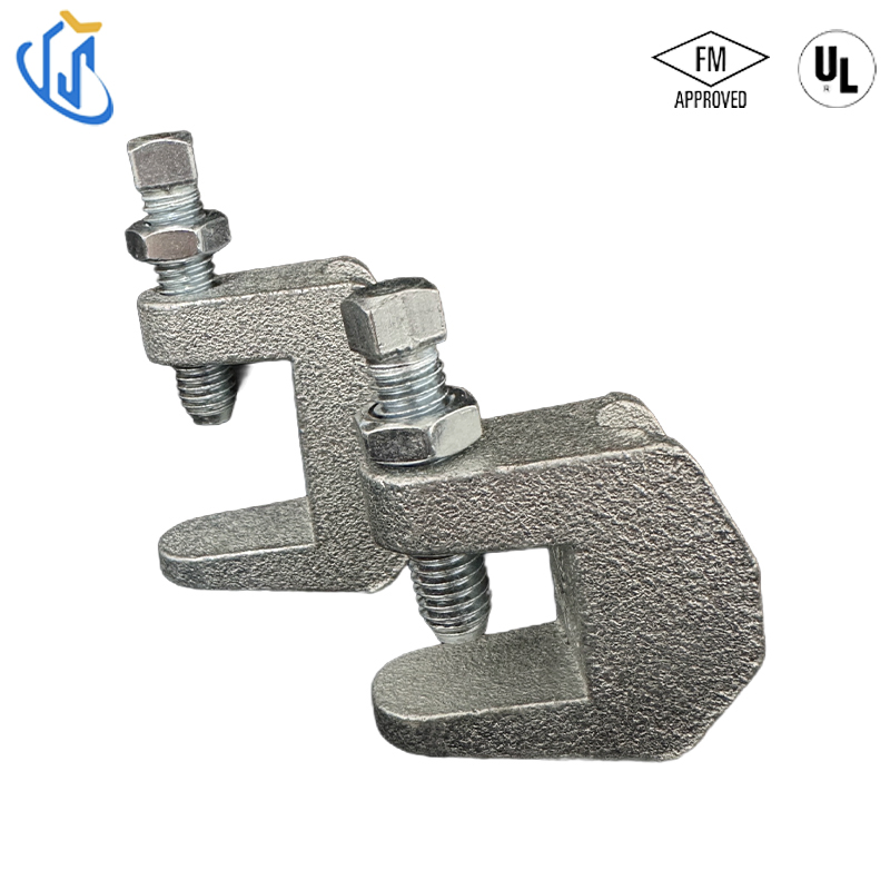 FM UL Certified M10 M12 Malleable Iron Top Beam Clamp Adapter