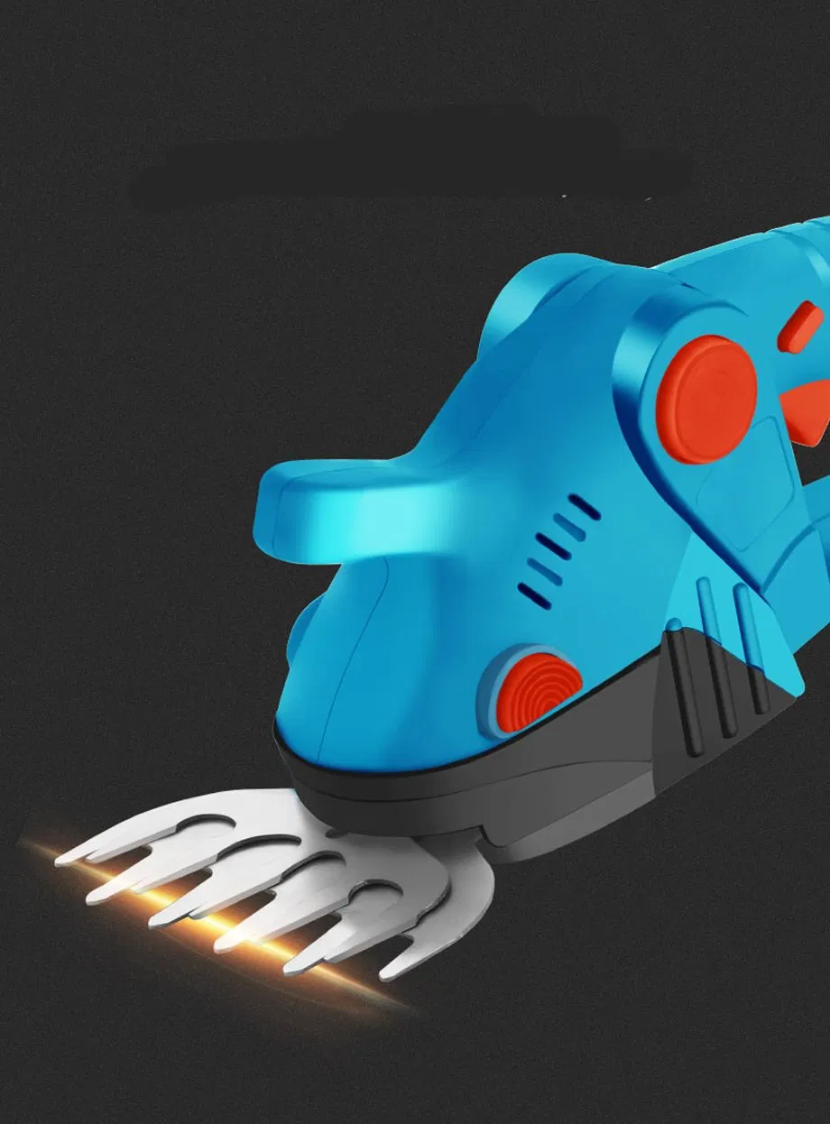 Cordless Grass Shear & Shrubbery Trimmer, 2 in 1 Handheld Hedge Trimmer for Garden