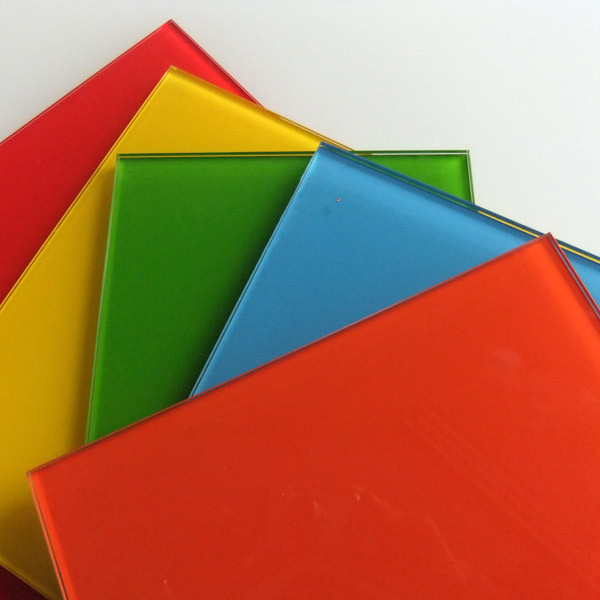 2mm to 8mm Thick Various Colors Double Coated Back Painted Glass for Interior Decorations
