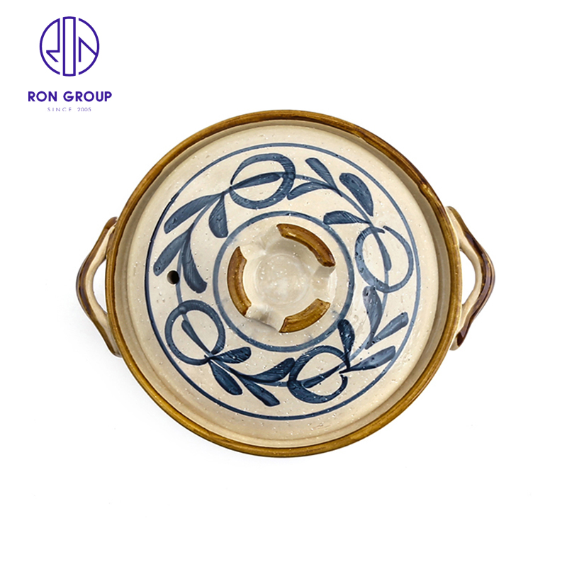 Japanese Style Restaurant Food Grade Clay Fire Cooking Pot Ceramic Casserole Terracotta Pot