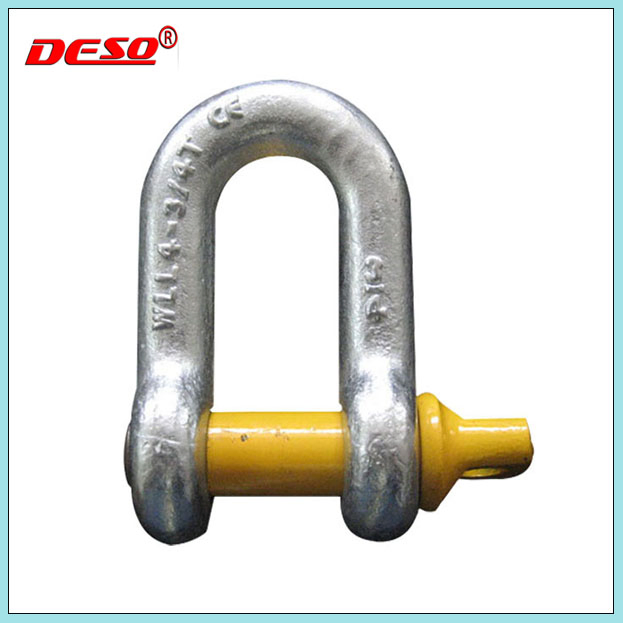 Marine Hardware Galvanized Steel Screw Pin D Shackle G210