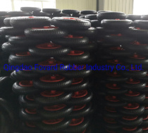 4.00-8 High Quality Pneumatic Wheel with Diamond Pattern for Wheelbarrow, Hand Trolley, Gardening Carts