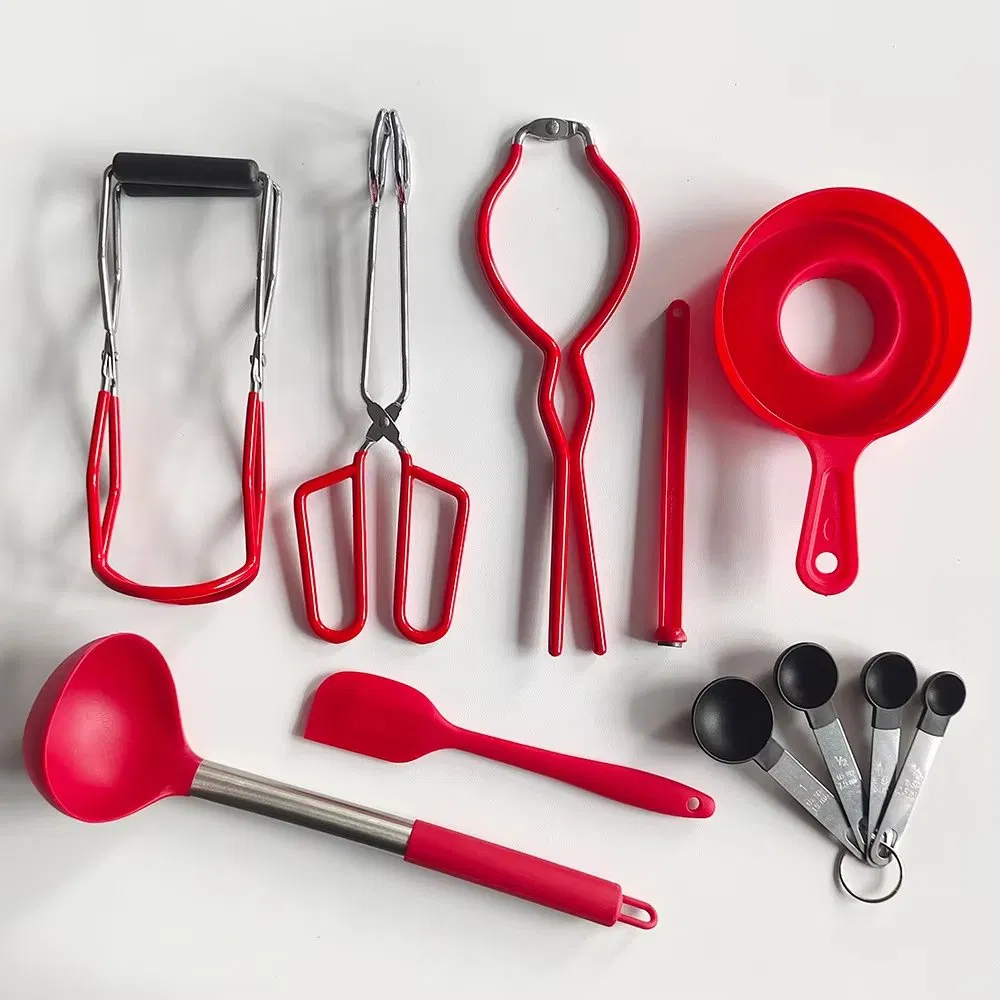 Hot 6 Piece Canning Kit Include Jar Lifter Canning Funnel Canning Tongs Lid Lifter Bubble Popper