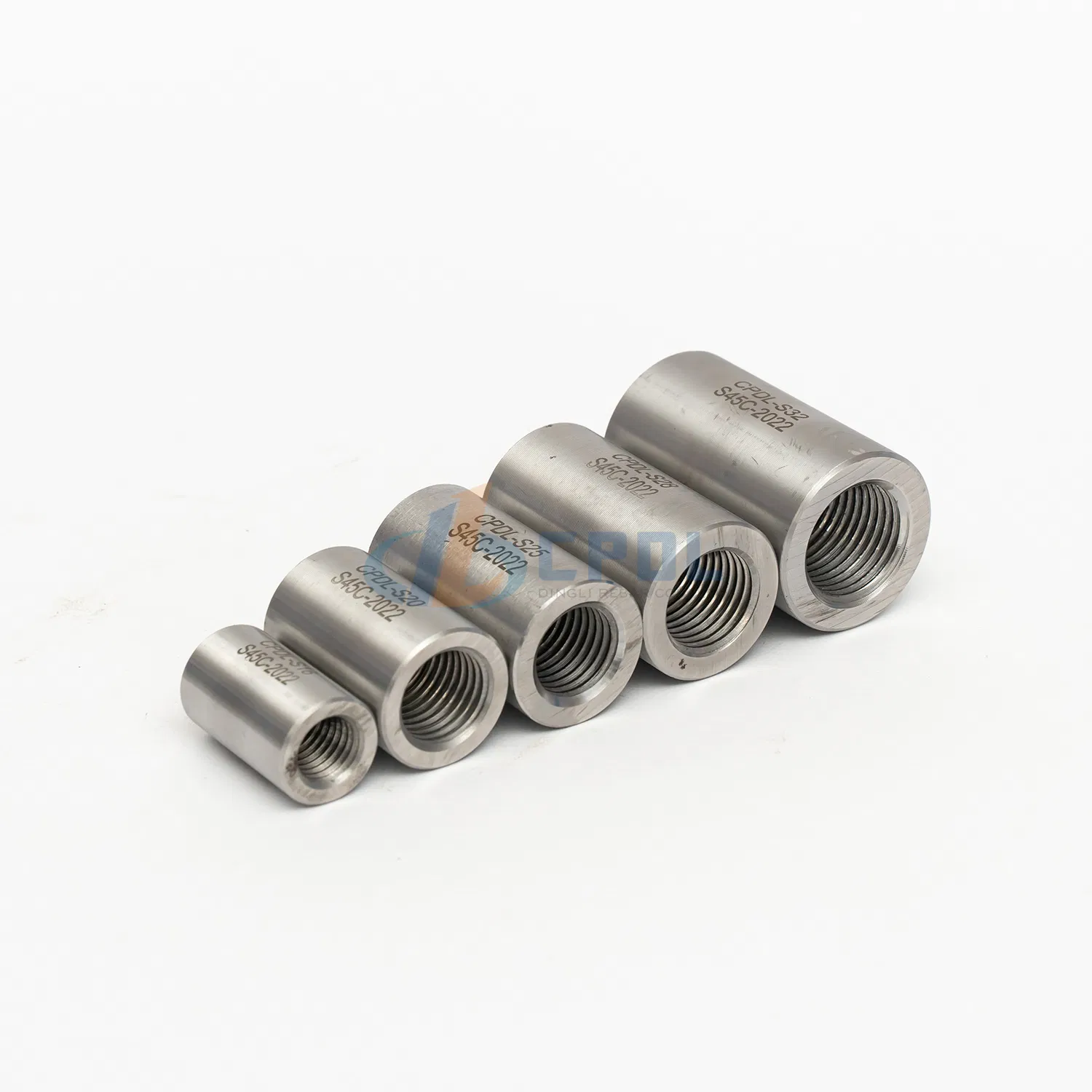 Made in China Top Quality China Rebar Coupler Reinforcing Bar Connector Mechanical Screwed Splicing Rebar Coupler Swaged Rebar Coupler