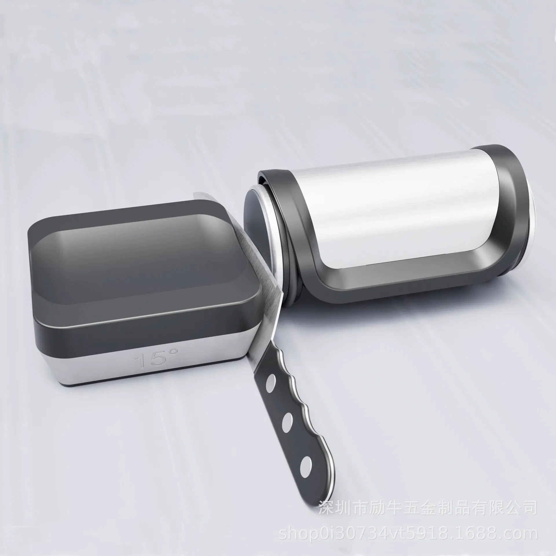 4 Angle Stainless Steel Rolling Knife Sharpener Wbb29977