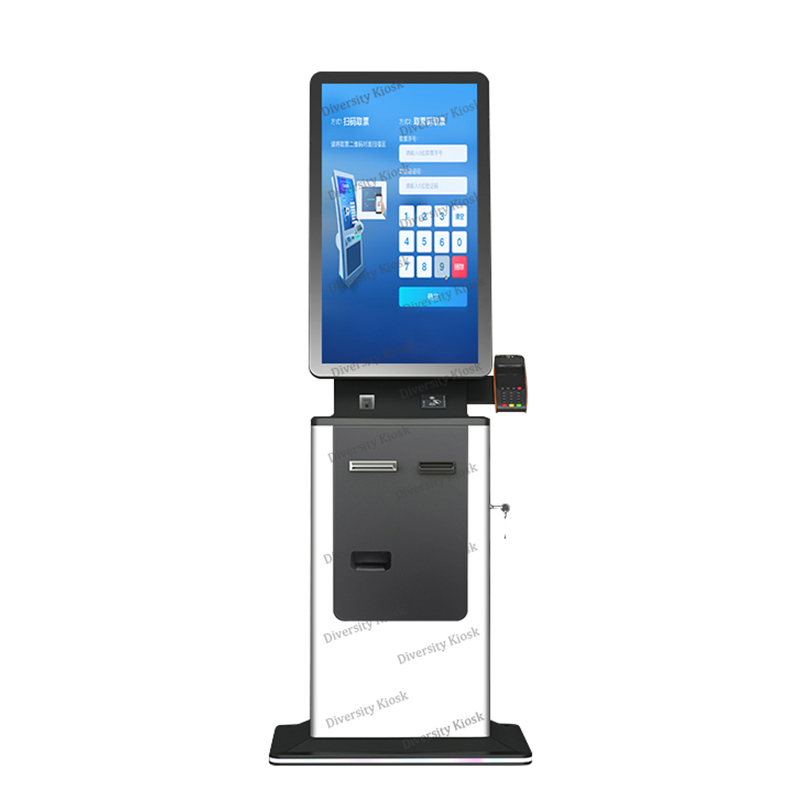 32 Inch Android Windows 7/10 Retail Self Checkout Kiosk Machine Self Ordering Kiosk System End User Ordering Kiosk Terminal for Restaurant