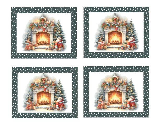 Custom Christmas Placemats for Decoration