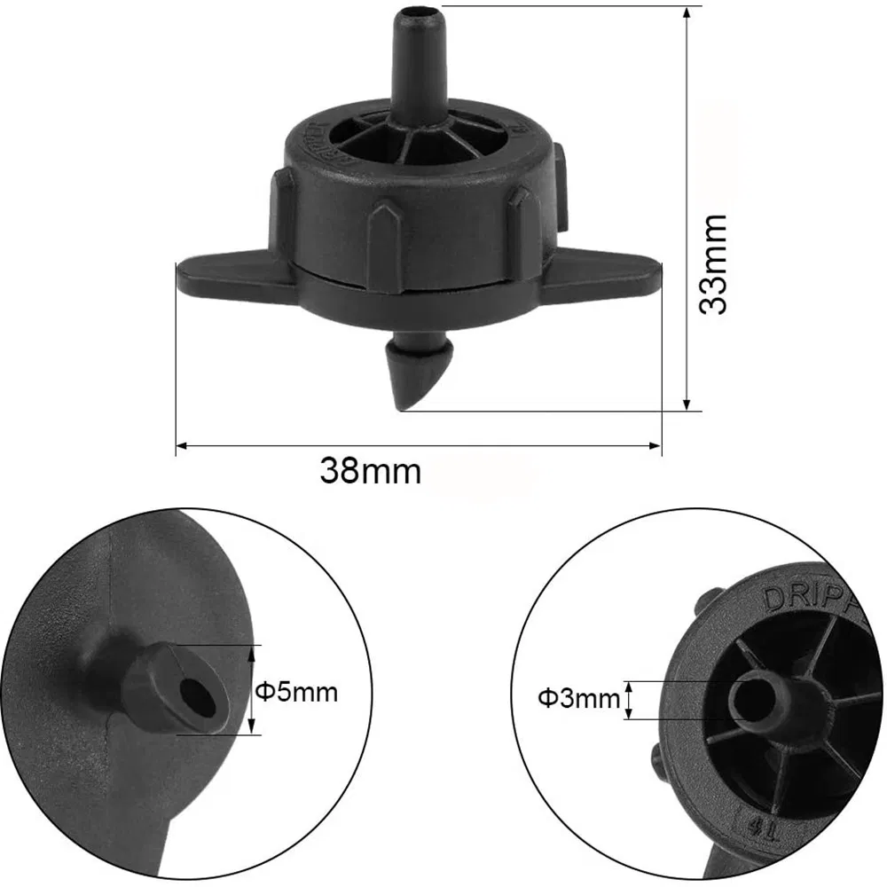 2L4l8l Drip Head Small Tube Flow Stabilizer Can Disassemble and Wash Drip Irrigation Pressure Compensator Agricultural Irrigation Equipment