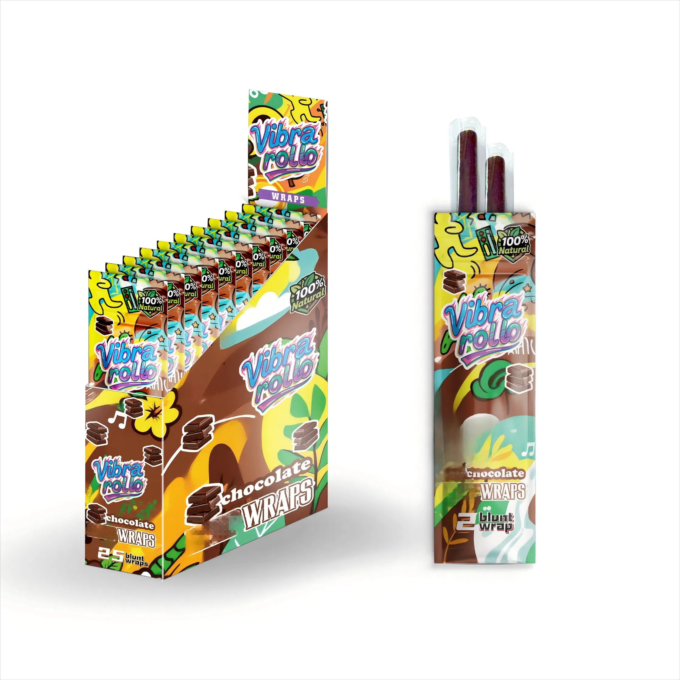 Bulk Order DIY Easy - Roll Coffee Flavor Rolled Blunt Wraps