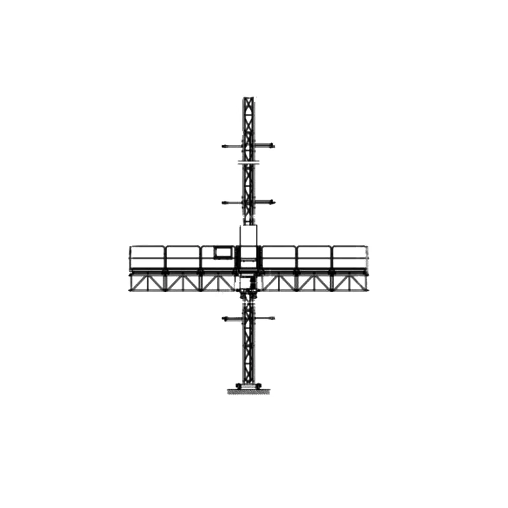 16.5m Building Facade Twin Mast Platform