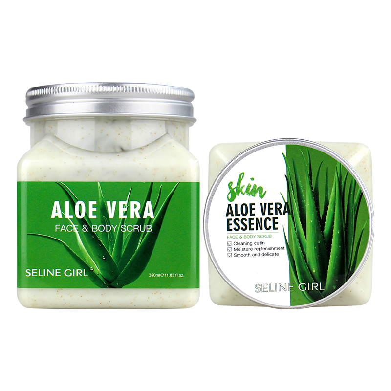 Seline Girl 350ml Aloe Vera Face Body Scrub