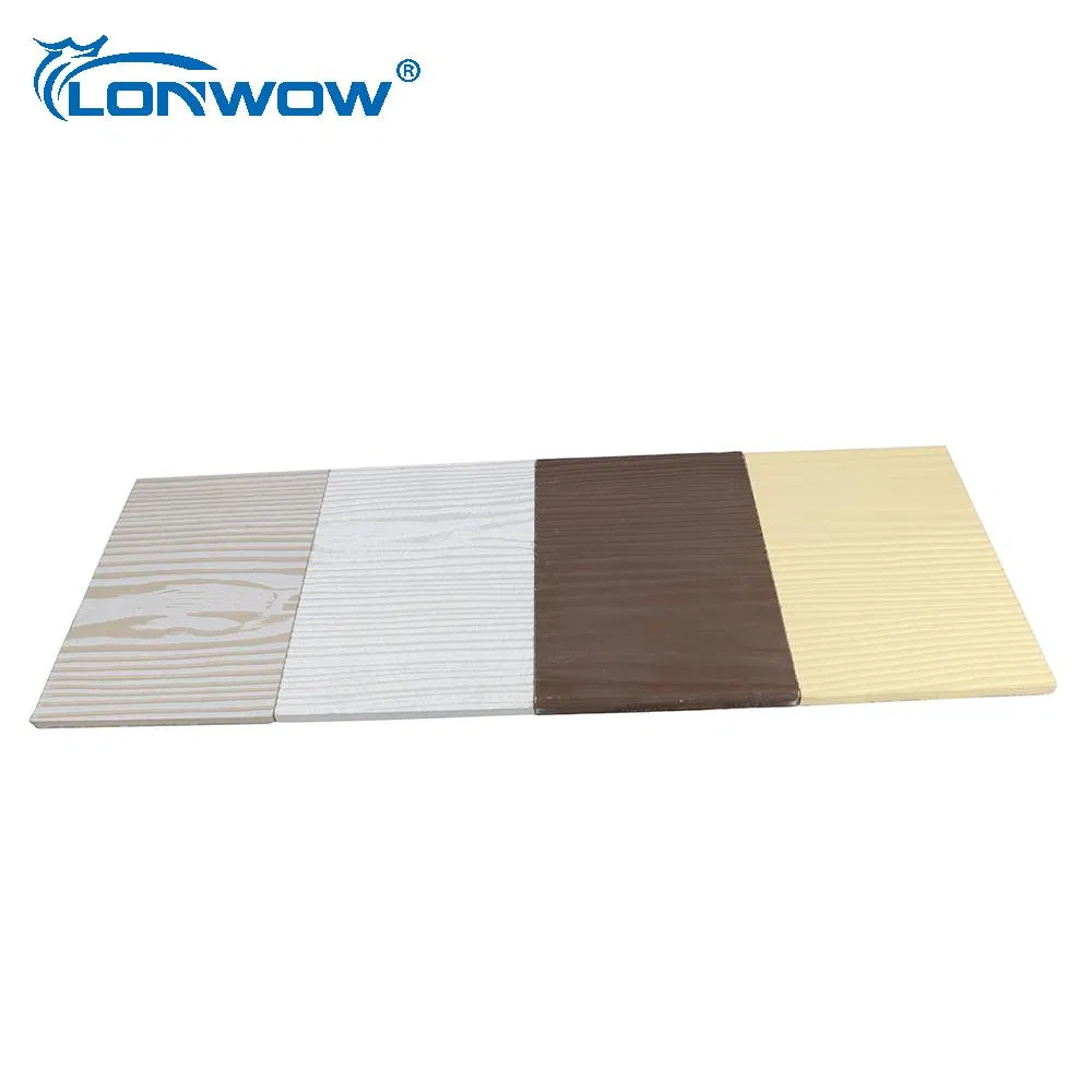 Wood Grain Fiber Cement Board Decorative External/Internal Walls