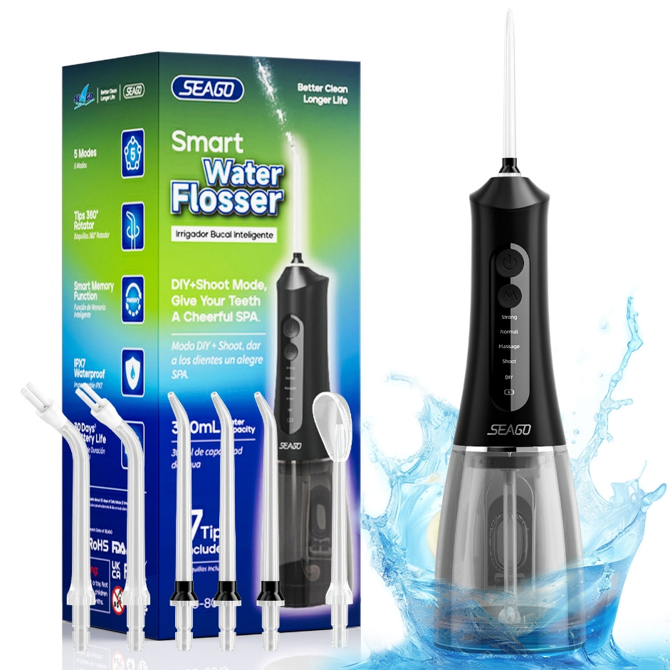 Adult Ipx7 Big Detachable Tank Portable Water Dental Care Irrigator Flosser