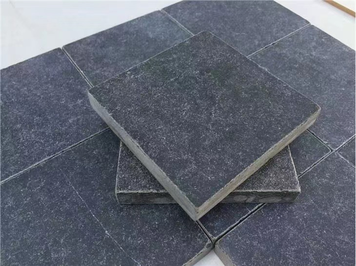 Chinese Bluestone Natural Anti-Limestone Antique Finish Blue Limestone for Outdoor Exterior Facade Floor Tile