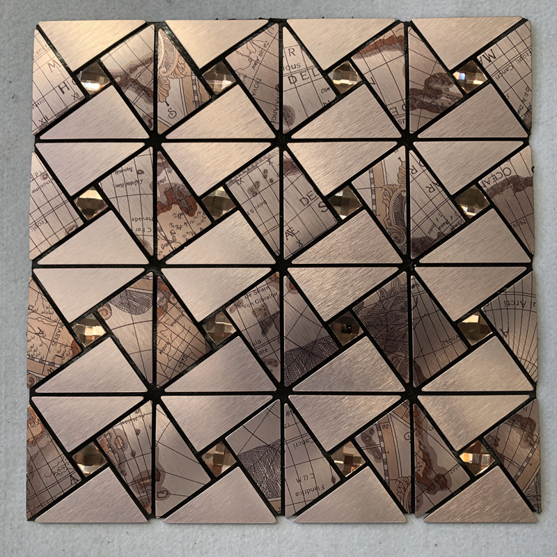 Самоклеящаяся мозаика 3D из стекла, 30x30 см