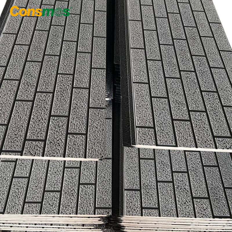 PU Sandwich Panels Polyurethane Board Metal Carved Wall Cladding Panel