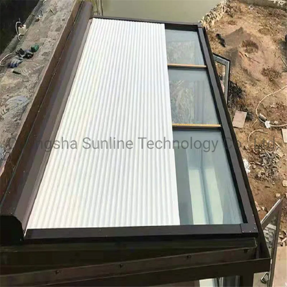Aluminum Roller Shutter for Roof, Aluminum Horizontal Outside Roof Roller Shutter Awning