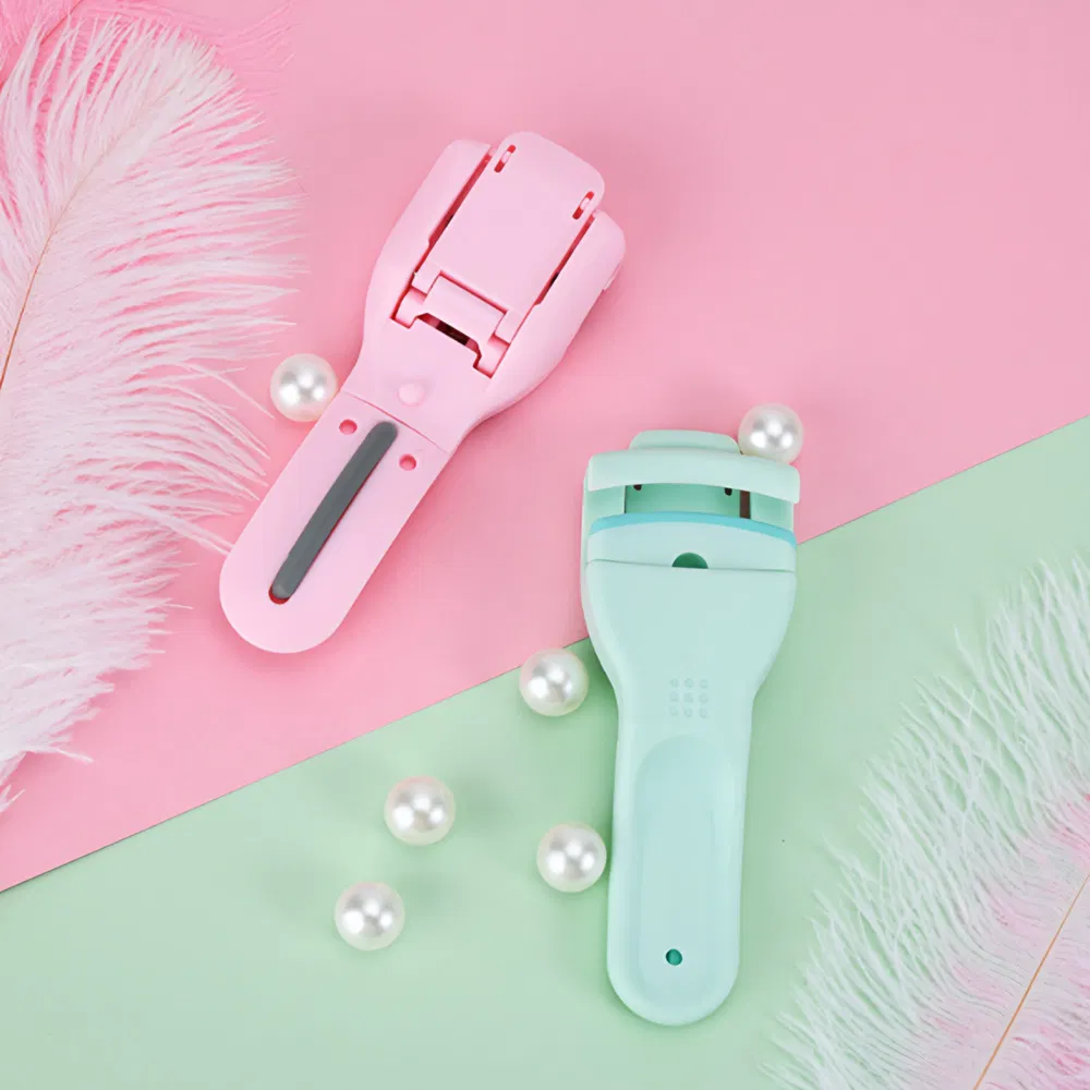 Portable Plastic Beauty Eyelash Curler Women Lash Nature Curl Style Cosmetic Makeup Eyelash Curler