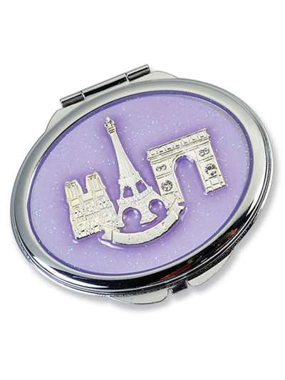 Metal Round Sticker Mirror for Collection