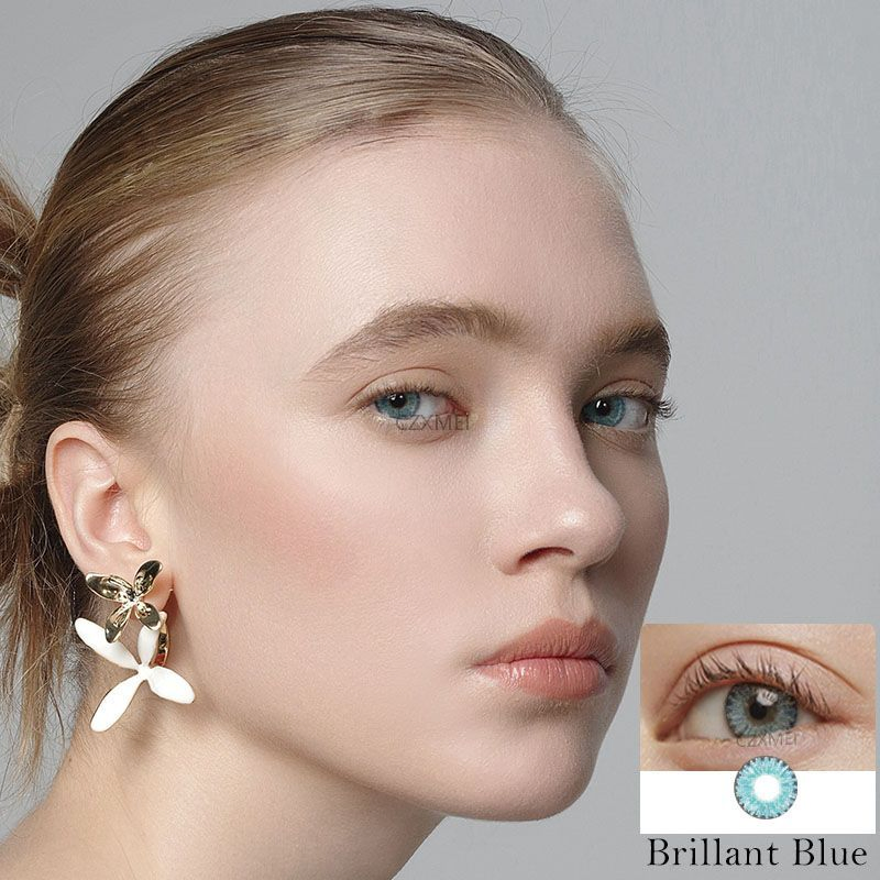 Yearly Color Contact Lenses with Power From 0.00 to -10.00 Factory Price