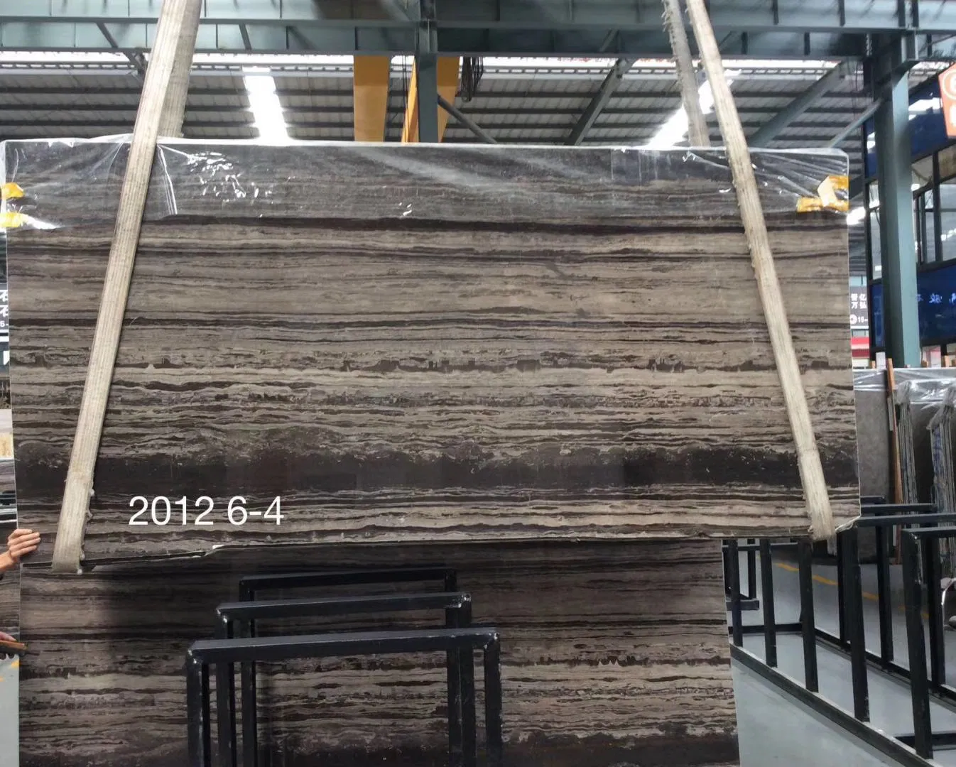 China Natural Stone brown/black/beige polished/honed Zebra Brown  marble for Floor/Wall slabs/tiles/stairs/Mosaic/vanity top decoration