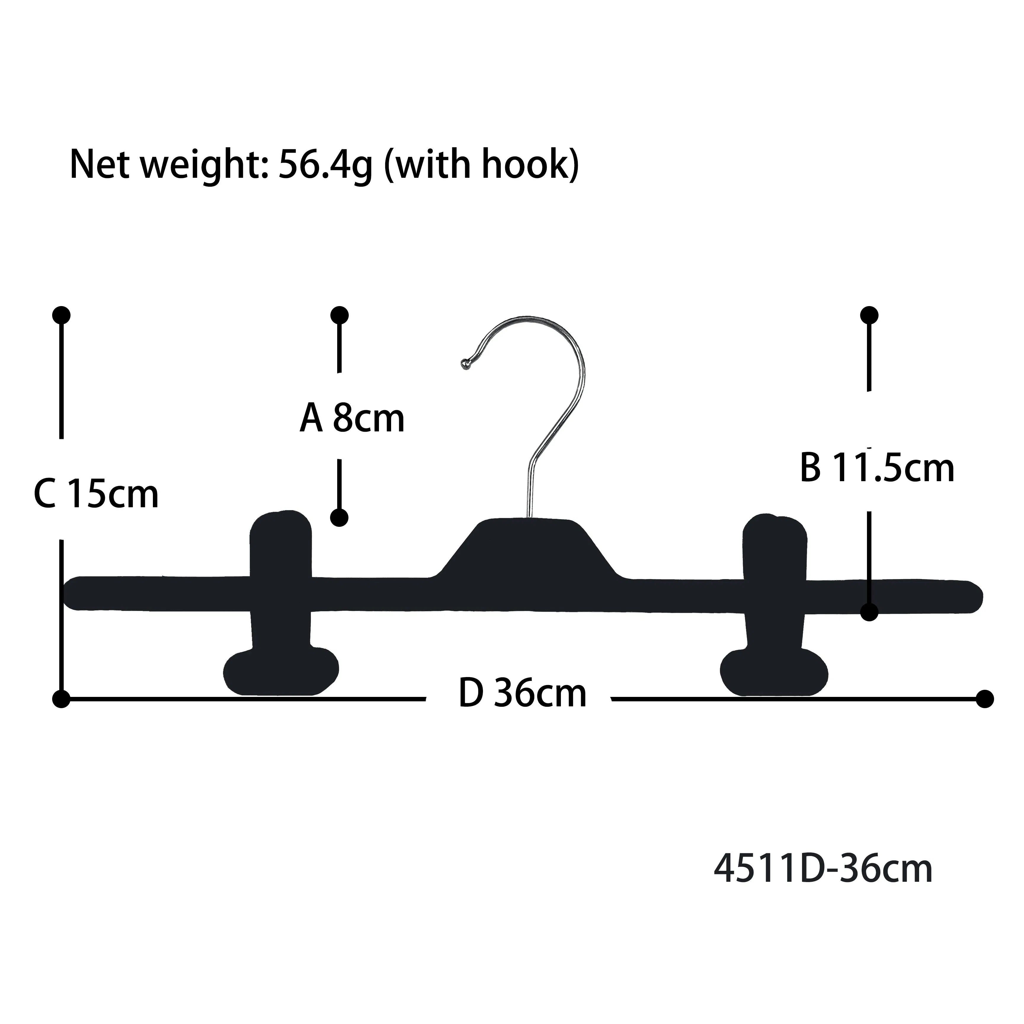 Woman Bottom Hanger with Plastic Hook for Display (36cm)