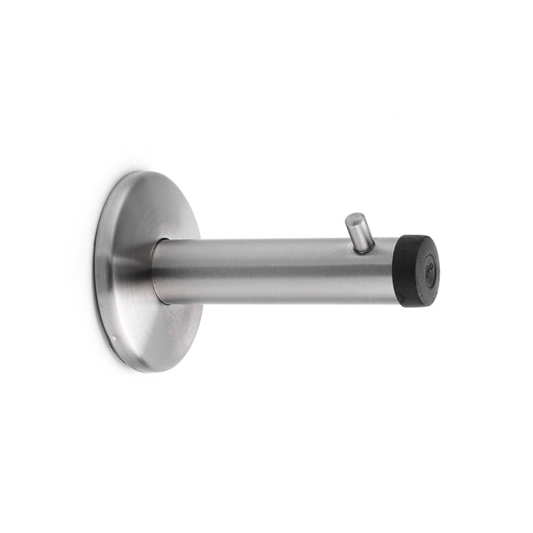 Stainless Steel 304 Toilet Cubicle Partition Accessory Single Door Clothes Hook
