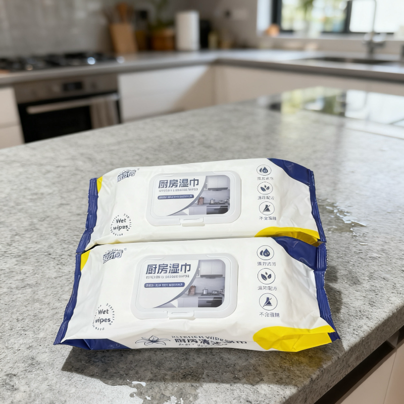 Factory Supplier High-Performance Cleaning Wet Wipes Quick Hygiene Solutions Household Non-Waven Wet Tissues for Kitchen Flooring
