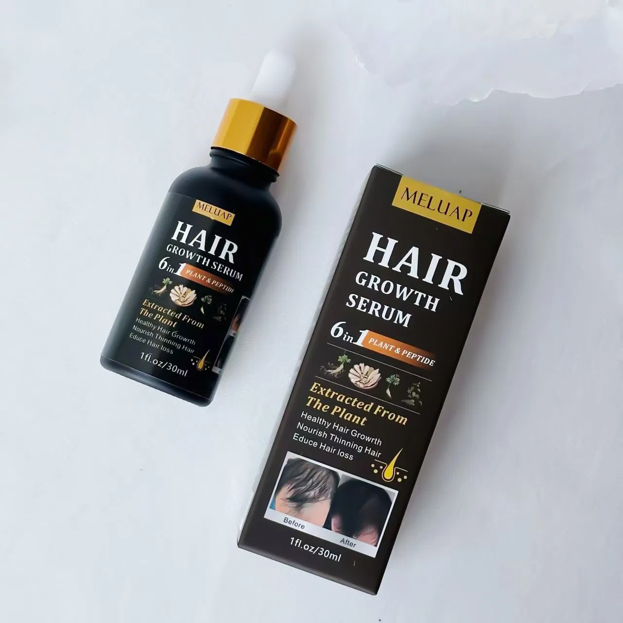 Fast Effect Anti Hair Loss Serum Ginger Oil Serum Hair Regrowth Care Vitamin Hair Growth Serum Oil for Men and Women