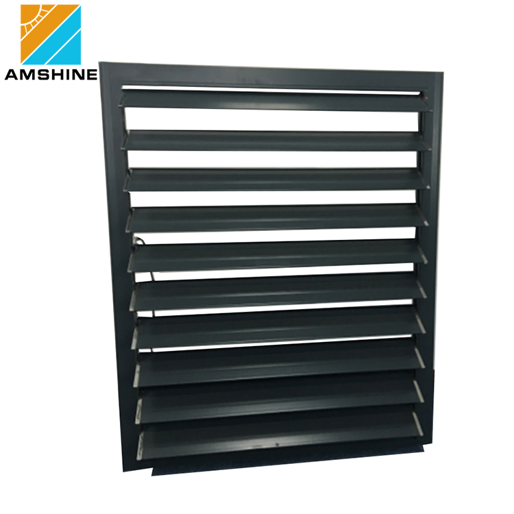 Customized Exterior Automatic Vertical Sun Aluminum Louvre/Shutters for Windows Door