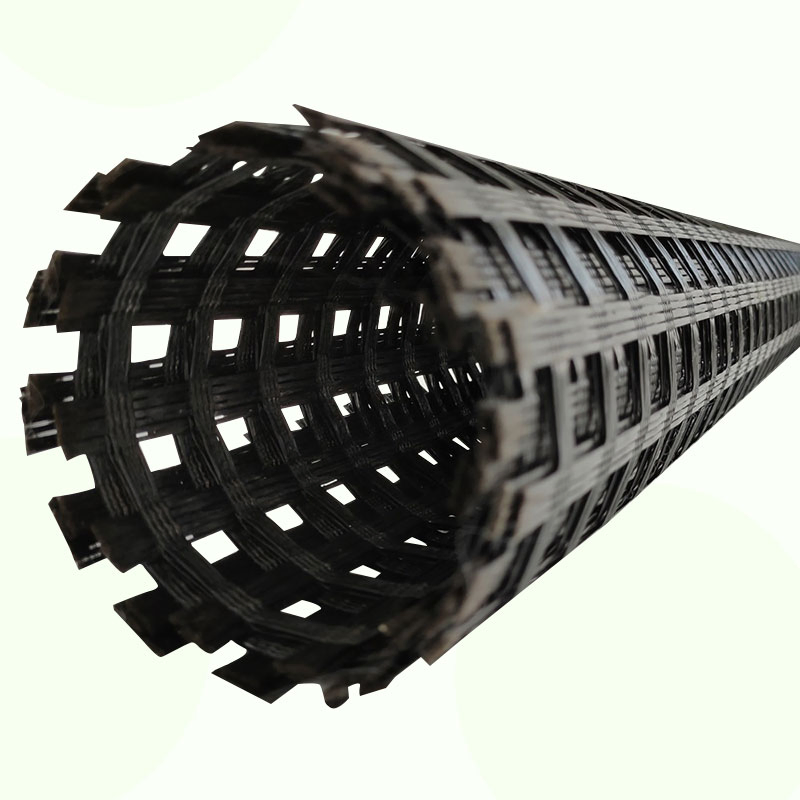 Airport Runway Construction Cloud HDPE Geogrid Roll Factory Direct Sale