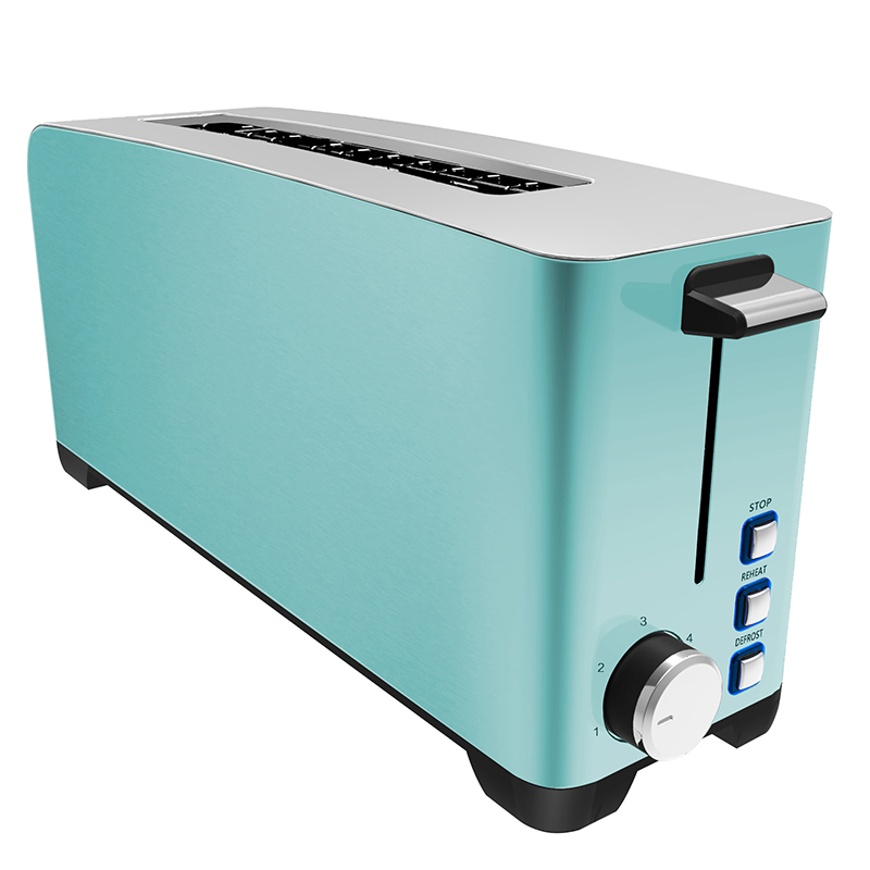 Tenfly 2 Slice Toaster Factory Custom Stainless Steel Single Slot Bread Toaster