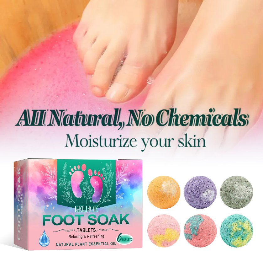 Online Wholesale in Stock Soak Foot Bath Tablets Natural Herb Foot Bath Health Care Skin Feet Effervescent Pills for Relaxing Detox Health Care Tablet
