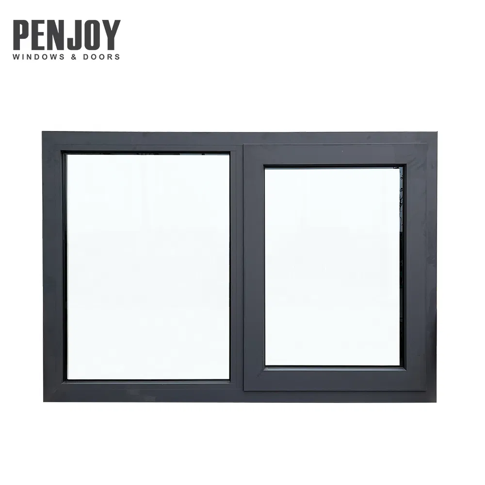 Penjoy Timber Reveal New Zealand System Aluminum Triple Glaze Outward Opening Window